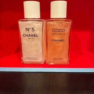 CHANEL Shimmering Fragrance Body Oil - Pink and Orange